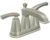 ShowHouse by Moen Divine S452HN Hammered Nickel 4" Centerset Faucet with Pop-Up