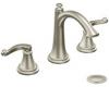 ShowHouse by Moen Savvy S498BN Brushed Nickel 8-16" Widespread Faucet with Pop-Up & Lever Handles