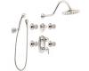 ShowHouse by Moen Waterhill S512NL Nickel ExactTemp 3/4" Vertical Spa Set