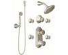 ShowHouse by Moen Felicity S542BN Brushed Nickel ExactTemp 3/4" Vertical Spa Set