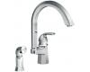 ShowHouse by Moen Felicity S741 Chrome Single Lever Kitchen Faucet with Side Spray