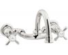 ShowHouse by Moen Mannerly S864NL Nickel Wall Mount Vessel with Lever Handles