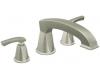 ShowHouse by Moen Divine TS253BN Brushed Nickel Roman Tub Faucet with Lever Handles