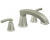 ShowHouse by Moen Divine TS253HN Hammered Nickel Roman Tub Faucet with Lever Handles