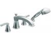 ShowHouse by Moen Divine TS254 Chrome Roman Tub Faucet with Hand Shower & Lever Handles