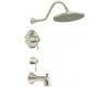 ShowHouse by Moen Waterhill TS3116BN Brushed Nickel ExactTemp Tub & Shower with Lever Handles