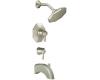 ShowHouse by Moen Felicity TS3416BN Brushed Nickel ExactTemp Tub & Shower Faucet with Lever Handles