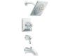 ShowHouse by Moen Divine TS3516 Chrome ExactTemp 3/4" Tub & Shower Faucet with Lever Handles