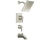 ShowHouse by Moen Divine TS3516HN Hammered Nickel ExactTemp 3/4" Tub & Shower Faucet with Lever Handles