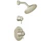 ShowHouse by Moen Solace TS3712BN Brushed Nickel ExactTemp Shower Faucet with Lever Handle