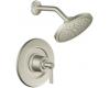 ShowHouse by Moen Solace TS372BN Brushed Nickel Posi-Temp Pressure Balancing Shower with Lever Handles