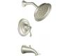 ShowHouse by Moen Savvy TS394BN Brushed Nickel Posi-Temp Pressure Balancing Tub & Shower Faucet with Lever Ha