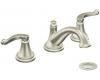 ShowHouse by Moen Savvy TS497BN Brushed Nickel 8-16" Widespread Faucet with Pop-Up & Lever Handles