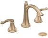 ShowHouse by Moen Savvy TS498BB Brushed Bronze 8-16" Widespread Faucet with Pop-Up & Lever Handles