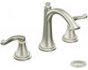 ShowHouse by Moen Savvy TS498BN Brushed Nickel 8-16" Widespread Faucet with Pop-Up & Lever Handles