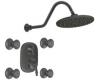 ShowHouse by Moen Waterhill TS511WR Wrought Iron Moentrol Vertical Spa Set