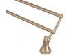 ShowHouse by Moen Savvy YB9422BB Brushed Bronze 24" Double Towel Bar