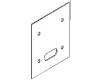 Sloan 0305161PK Part - EL161 CP PLATE 2 GANG 4 1/2 SQ ETCHED Sloan 0305161PK Part - EL161 CP PLATE 2 GANG 4 1/2 SQ ETCHED