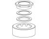 Sloan 3332000 Part - CR1008A CP 3/4 SPUD FLANGE KIT CROWN 2 Sloan 3332000 Part - CR1008A CP 3/4 SPUD FLANGE KIT CROWN 2