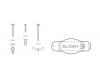 Sloan 3315014 Part - EBF25A KIT MOUNTING BRACKET Sloan 3315014 Part - EBF25A KIT MOUNTING BRACKET
