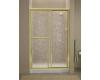 Sterling 5970-48PB Polished Brass with Pebbled Glass Texture Deluxe Bypass Shower Door 