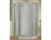 Sterling SP2276A-38S Intrigue Silver with Rain Glass Texture Neo-angle Shower Door