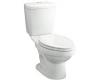 Sterling 402028-0 Karsten White 12" Rough-in Elongated Two-Piece Toilet with Dual Force Technology