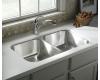 Sterling 11406 McAllister Stainless Steel Undercounter Double-Basin Kitchen Sink