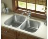 Sterling 11409 McAllister Stainless Steel Undercounter Double-Basin Kitchen Sink