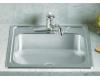 Sterling 14710-3 Middleton Stainless Steel Self-Rimming Single-Basin Kitchen Sink with Three-hole Faucet Punching