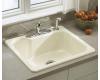 Sterling SC2522SBG-0 Maxeen White Self-Rimming Single-Basin Kitchen Sink