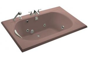 Kohler Memoirs K-1170-HH-45 Wild Rose 5.5\' Whirlpool Bath Tub with Custom Pump Location