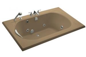 Kohler Memoirs K-1170-HN-33 Mexican Sand 5.5\' Whirlpool Bath Tub with Custom Pump Location