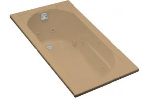 Kohler Devonshire K-1357-H-33 Mexican Sand 5\' Whirlpool Bath Tub with Heater