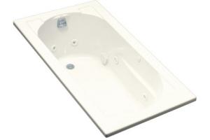 Kohler Devonshire K-1357-H-96 Biscuit 5\' Whirlpool Bath Tub with Heater