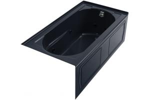 Kohler Devonshire K-1357-HR-52 Navy 5\' Whirlpool Bath Tub with Integral Apron, Heater and Right-Hand Drain
