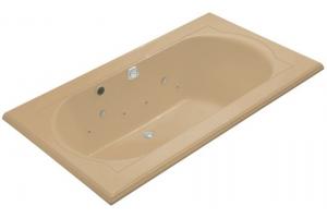 Kohler Memoirs K-1418-CT-33 Mexican Sand 6\' Whirlpool Bath Tub with Relax Experience