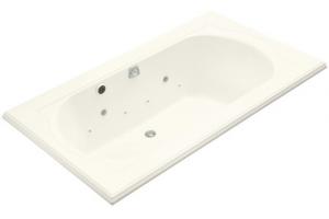 Kohler Memoirs K-1418-CT-58 Thunder Grey 6\' Whirlpool Bath Tub with Relax Experience