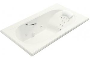Kohler Memoirs K-1418-M-S2 White Satin 6\' Whirlpool Bath Tub with Massage Experience