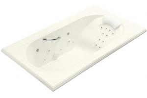 Kohler Memoirs K-1418-V-96 Biscuit 6\' Whirlpool Bath Tub with Spa/Massage Experience