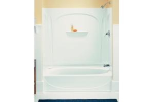 Sterling Acclaim 71090120-0 White 60\" x 30\" x 72\" Bath Tub and Shower Module with Right-hand Drain