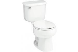 Sterling 402014-0 Windham White 14\" Rough-in Round-Front Two-Piece Toilet with ProForce Technology